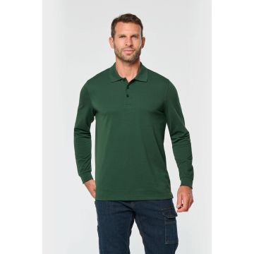 Polo pour broderie Manches Longues Homme