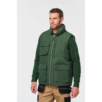 Bodywarmer a broder Matelassé