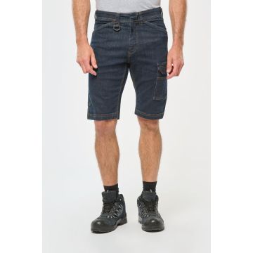 Bermuda de travail en Jeans Multipoches Homme