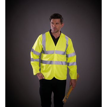 Gilet Publicitaire Hi-Vis à Manches Longues