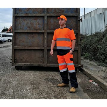T-Shirt Publicitaire Bicolore Hi-Vis