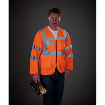 Gilet à personnaliser Haute Visibilité à Manches Longues