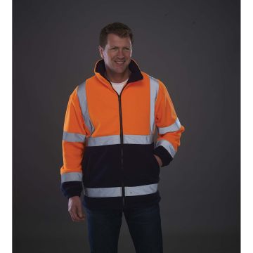 Veste personnalisable Polaire haute visibilité