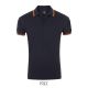 French Marine / Orange Fluo