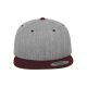 Heather Grey / Maroon (Bordeaux)