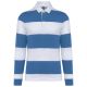 Light Royal Blue / White Stripes