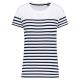 Striped White / Navy
