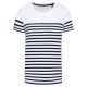 Striped White / Navy