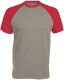 Light Grey / Red