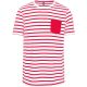 Striped White / Red