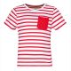 Striped White / Red