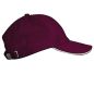 Burgundy / White