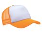 White / Fluorescent Orange