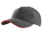 Slate Grey / Red