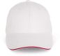 White / Hibiscus Red