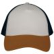 Ivory / Curcuma / Navy Blue