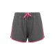 Grey Heather / Fluo Pink