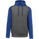 Grey Heather / Sporty Royal Blue