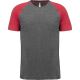 Grey Heather / Sporty Red Heather