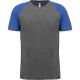 Grey Heather / Sporty Royal Blue Heather