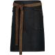 Black / Tan Denim