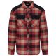 Red / Dark Beige Checked / Black