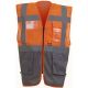 Hi Vis Orange / Grey