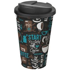 Gobelet isolant Brite-Americano publicitaire 350ml avec couvercle anti-fuite