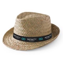 Chapeau paille panama publicitaire