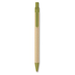 Stylo bille Publicitaire en carton et plastique de maïs