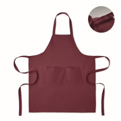 Tablier à bavette en coton bio 240 gr/m²