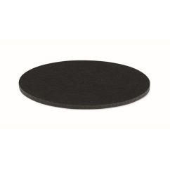 Sous-verre rond en feutre RPET