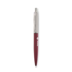 Stylo tradition en acier avec poussoir