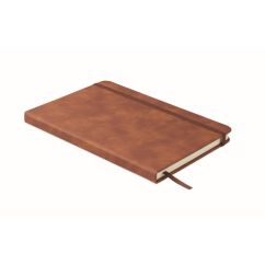Carnet Publicitaire A5 en PU effet patine