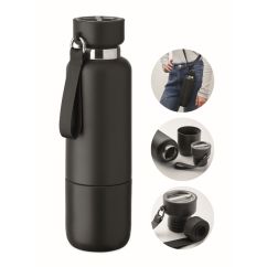 Bouteille Publicitaire double paroi 500ml avec sangle de port