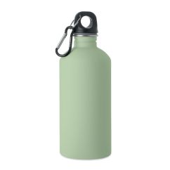 Bouteille publicitaire en acier inoxydable recyclé avec mousqueton 500 ml