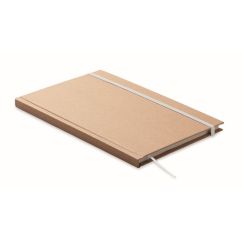 Carnet Publicitaire A5 avec couverture rigide en carton recyclé