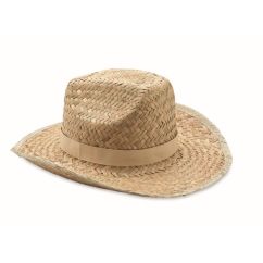Chapeau d'été en paille à marquer