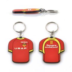 Porte-Clés PVC Souple 2D 2 Faces à Personnaliser