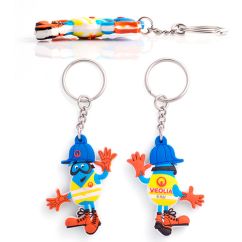 Porte-Clés PVC Souple 3D 2 Faces Personnalisable