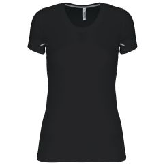 T-shirt publicitaire de sport bi-matière manches courtes femme