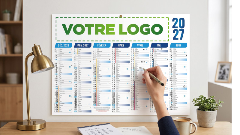 Le calendrier bancaire personnalisé : atout discret et efficace de votre communication par l’objet