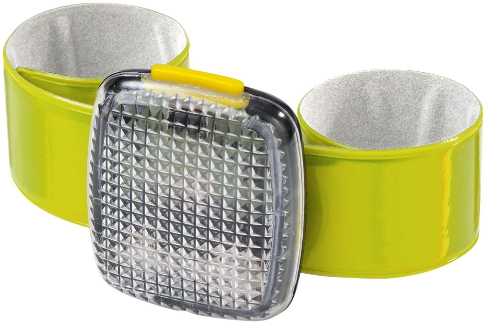 Lampe clignotante et bracelet réfléchissant Lampe clignotante et bracelet réfléchissant